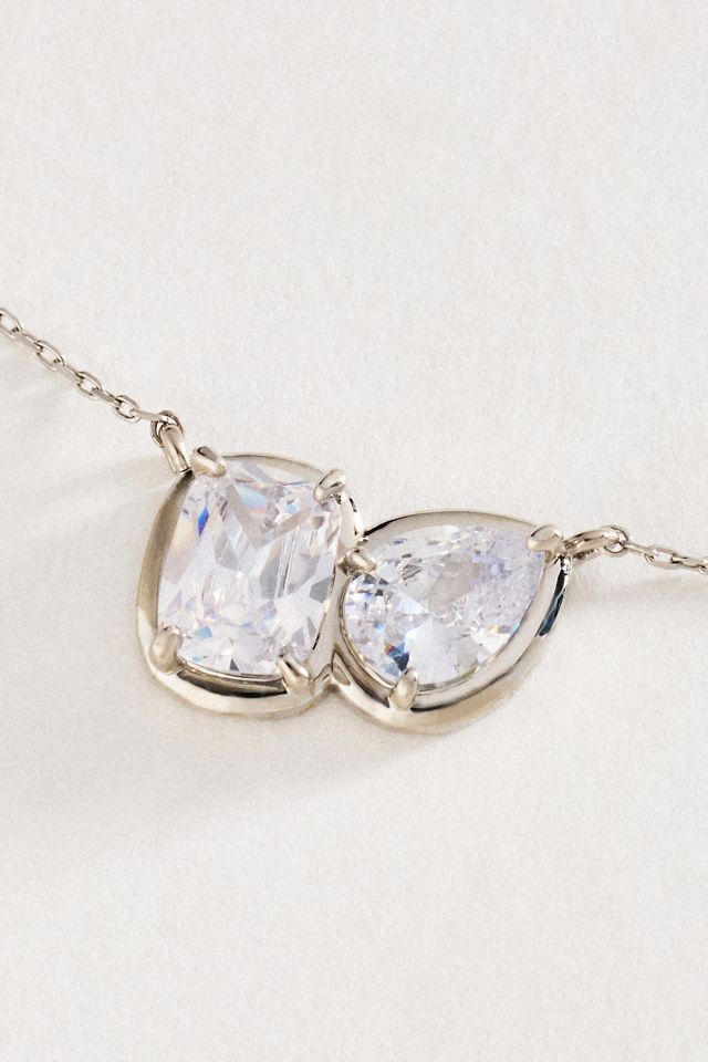 By Anthropologie Delicate Mixed Stone Necklace #1