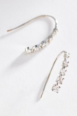 Aretes de Gancho de Cristal