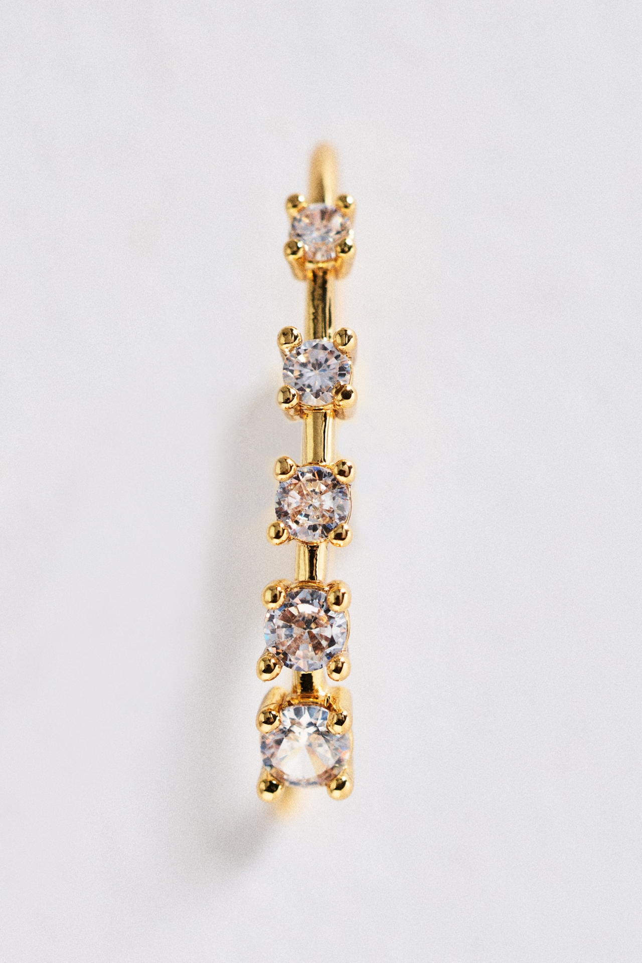 By Anthropologie Crystal Hook Earrings