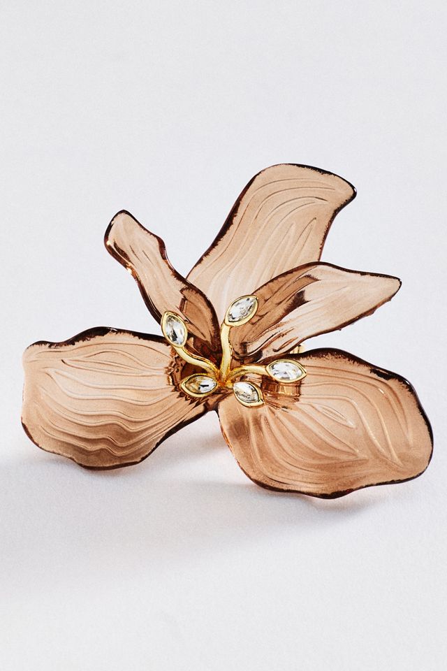 Sculpted Floral Earrings #1
