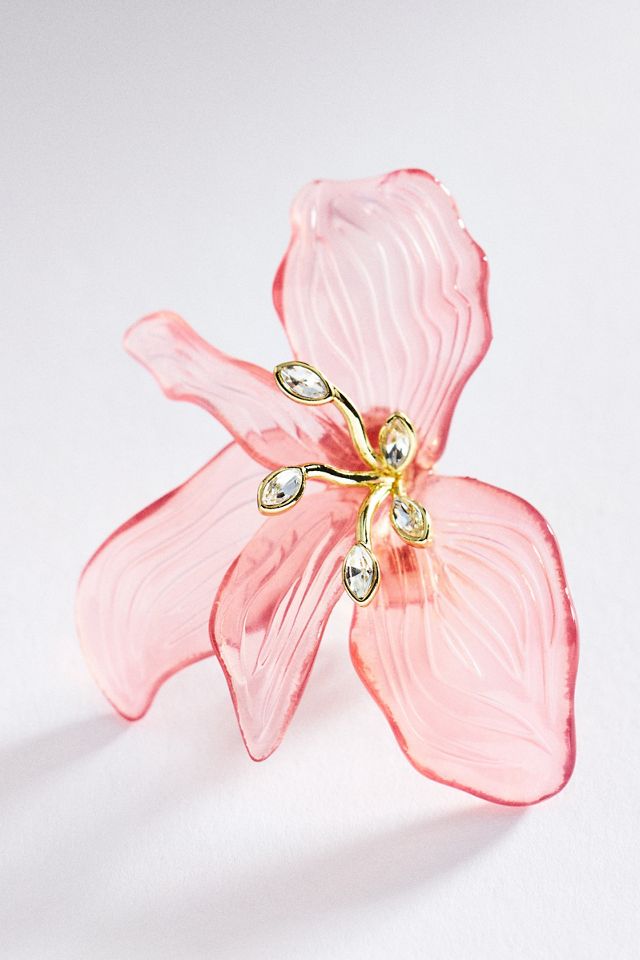 Sculpted Floral Earrings #1