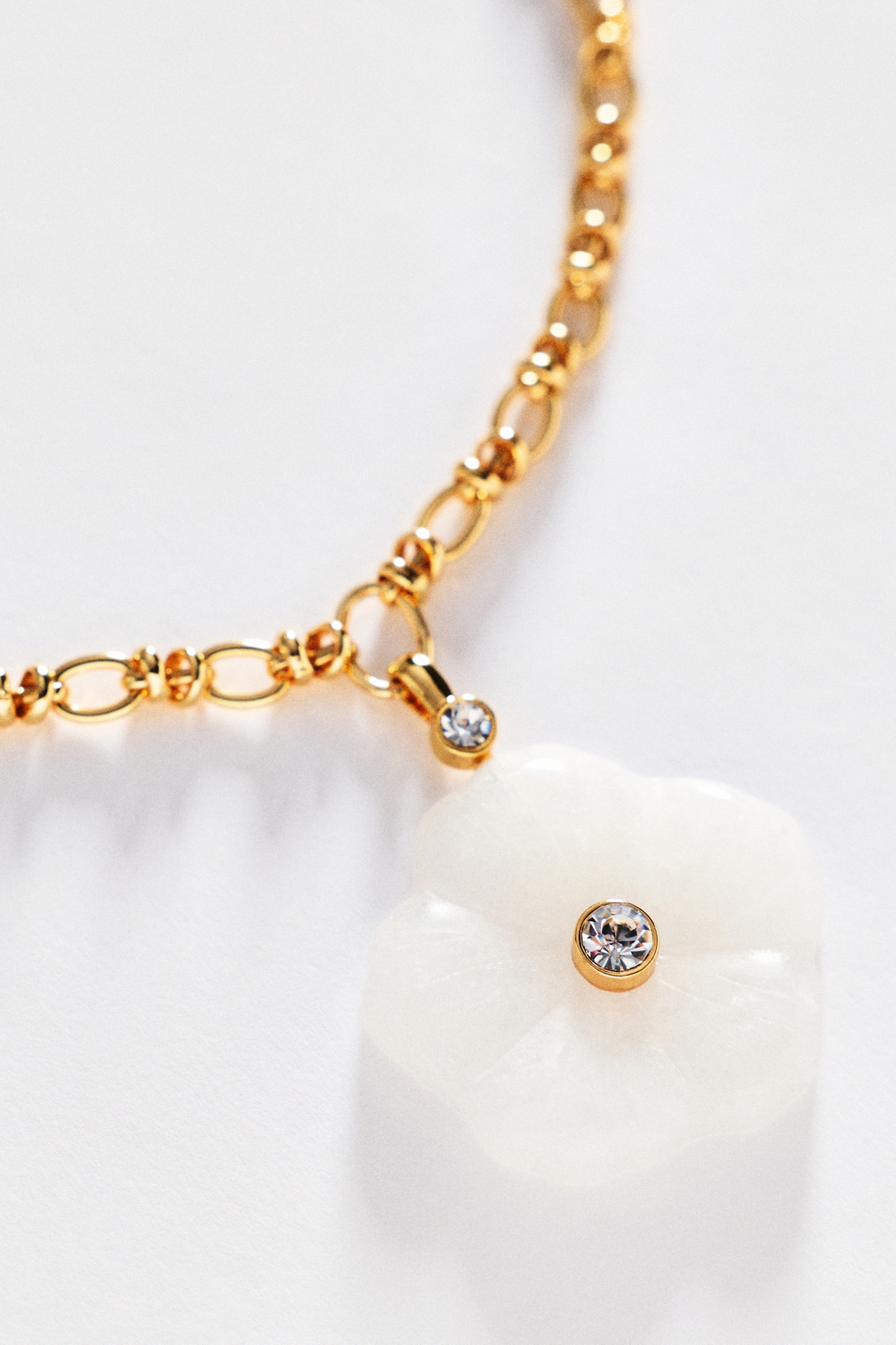 By Anthropologie Pearly Blossomed Pendant Necklace