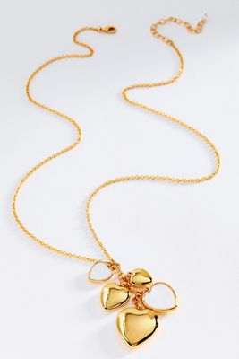 Heart Cluster Pendant Necklace