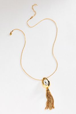 Organic Stone Pendant Necklace