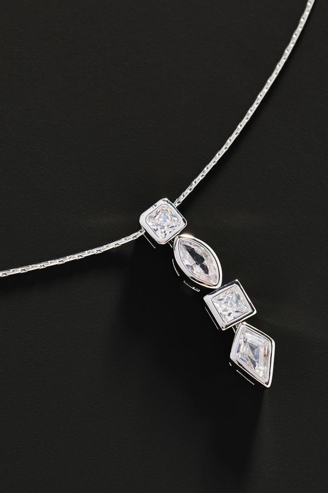 By Anthropologie Demi-Fine Delicate Pendant Necklace #1