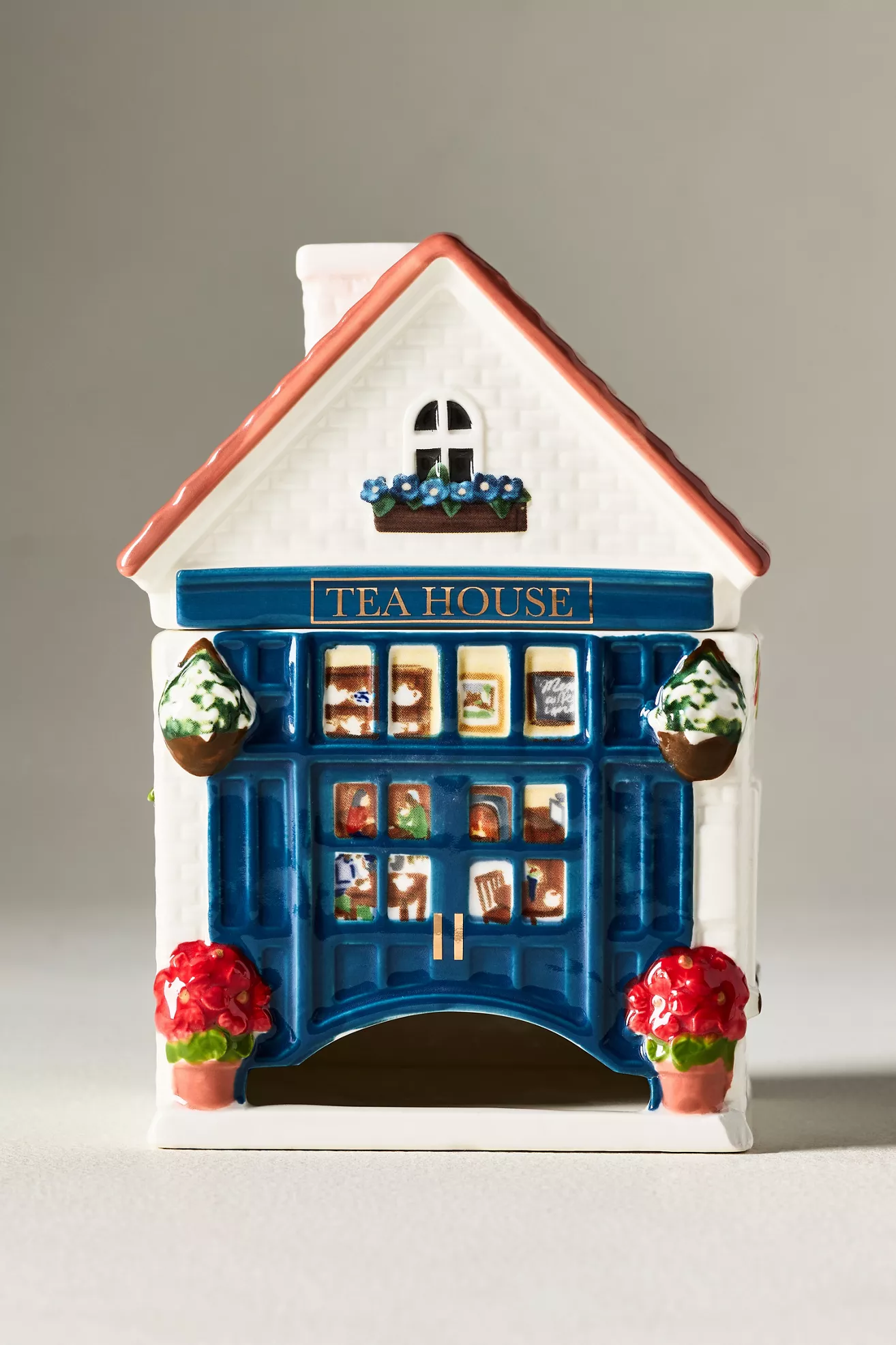 Elise Stoneware Tea Canister - thumbnail 3