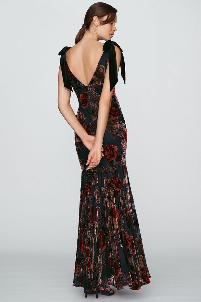 Mac Duggal Velvet Mermaid Maxi Dress #1