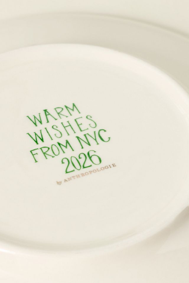 Holiday in the City Stoneware Dessert Plate #3
