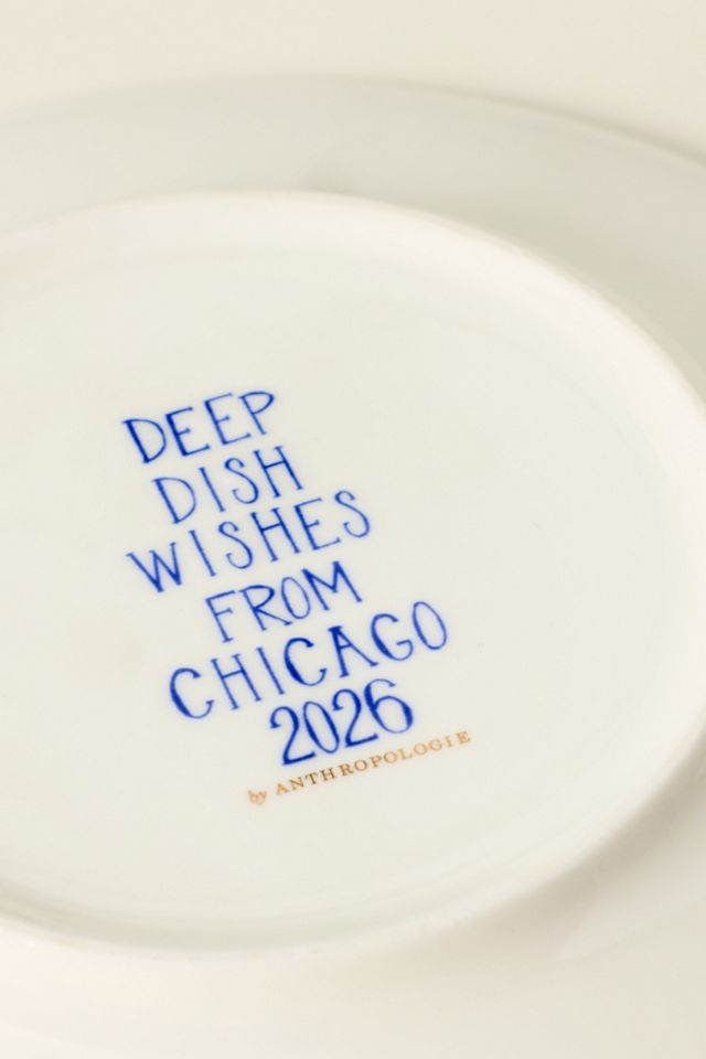 Holiday in the City Stoneware Dessert Plate #3