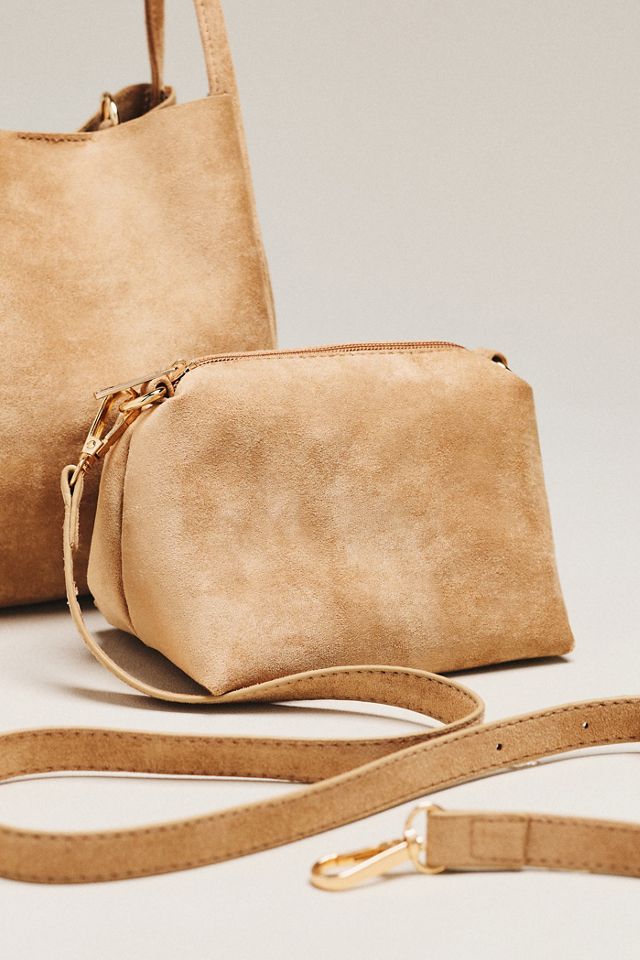 By Anthropologie Faux Suede Hollace Bag #2