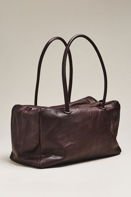 By Anthropologie Slouchy Faux Leather Tote Bag