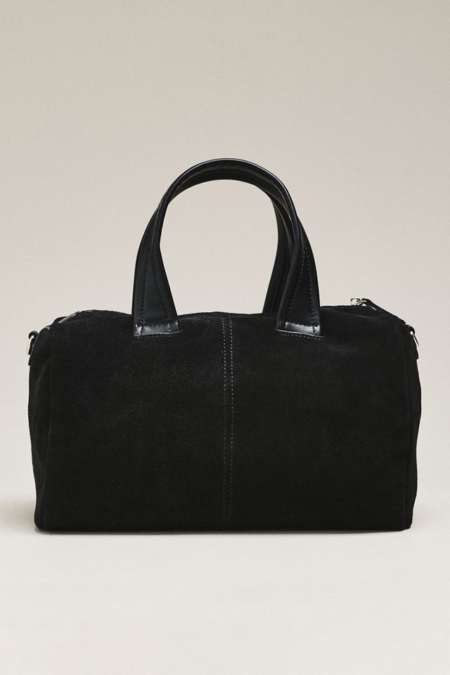 By Anthropologie Suede Bowler Bag #3