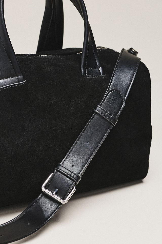 By Anthropologie Suede Bowler Bag #4