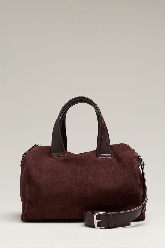By Anthropologie Suede Bowler Bag #3