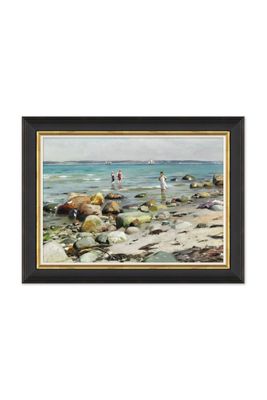 Young Woman at the Beach Wall Art