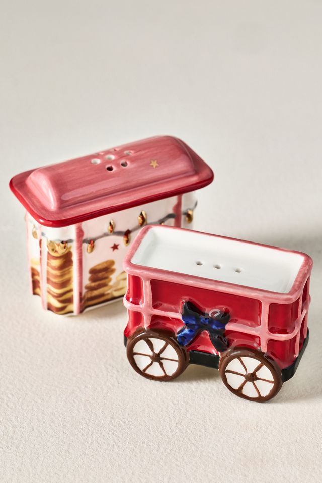 Elise Stoneware Salt & Pepper Shakers #1