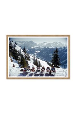 Slim Aarons Lounging in Gstaad Wall Art