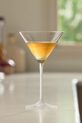 After Hours "Night Cap" Mattiertes Martiniglas