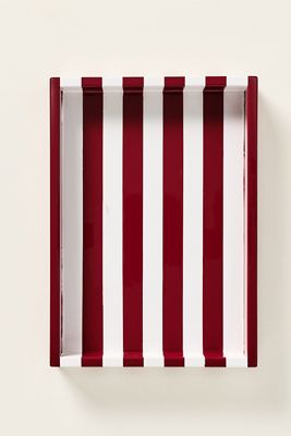 Addison Ross Striped Lacquer Tray