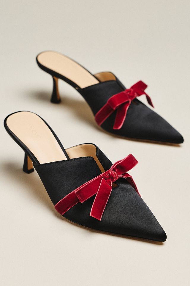 Maeve Bow Mule Heels #1