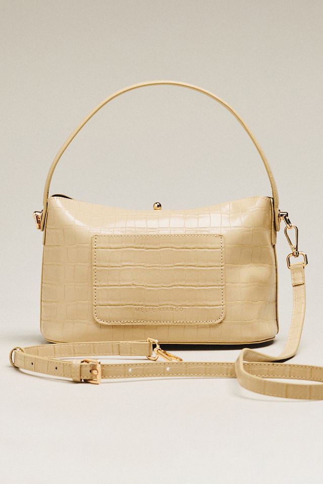 Melie Bianco Lana Croc Crossbody Bag #1