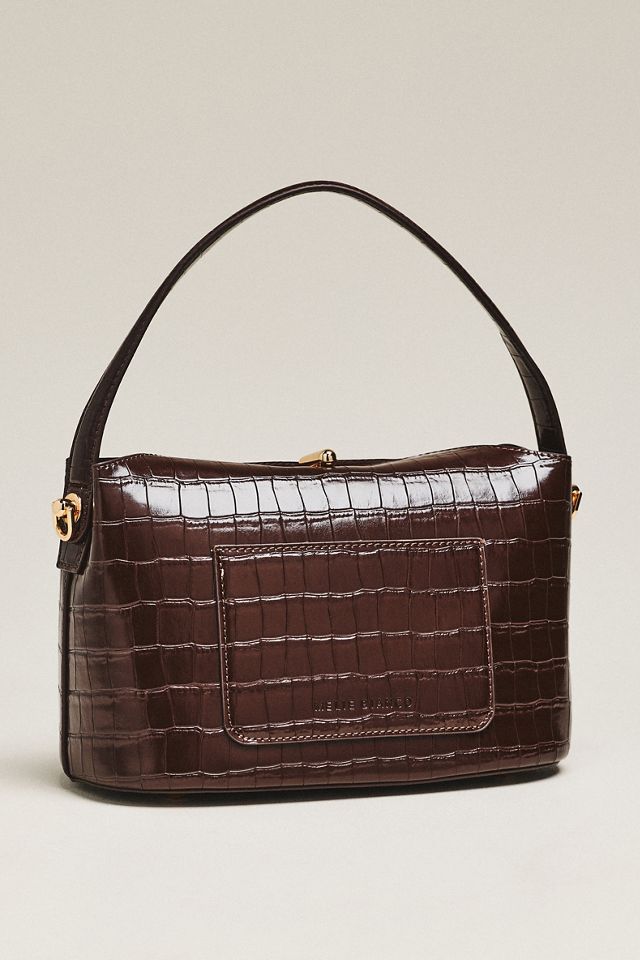 Melie Bianco Lana Croc Crossbody Bag #1