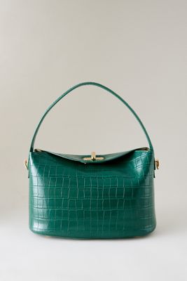 Melie Bianco Lana Croc Crossbody Bag
