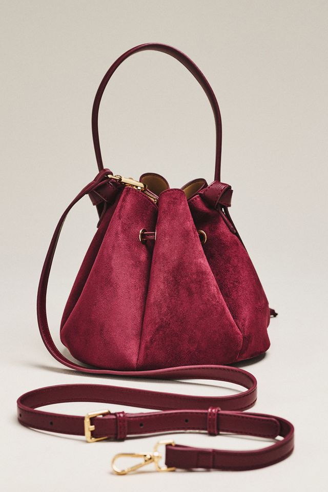 Melie Bianco Laguna Faux Suede Mini Bucket Bag #4