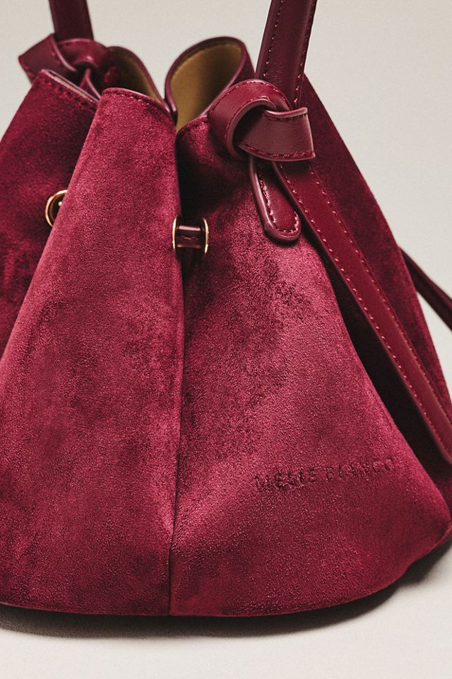 Melie Bianco Laguna Faux Suede Mini Bucket Bag #5