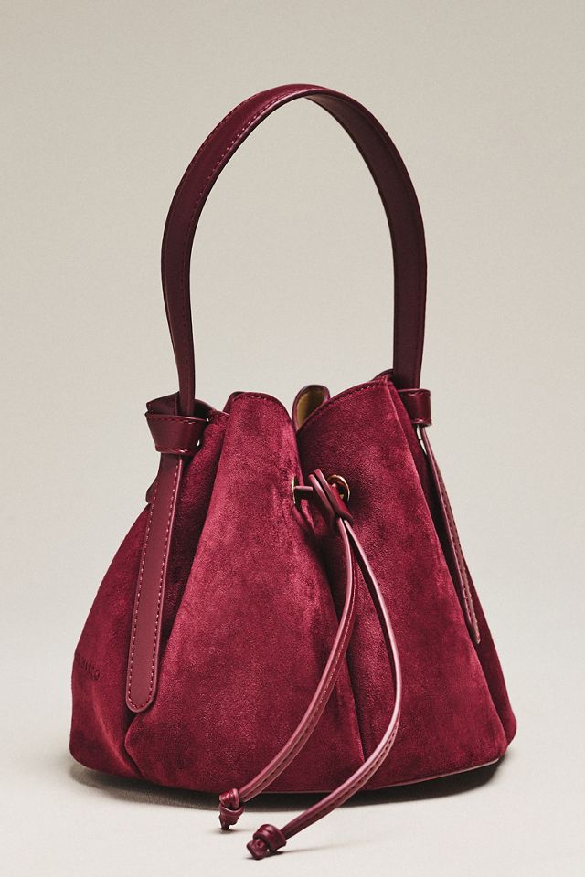 Melie Bianco Laguna Faux Suede Mini Bucket Bag #3