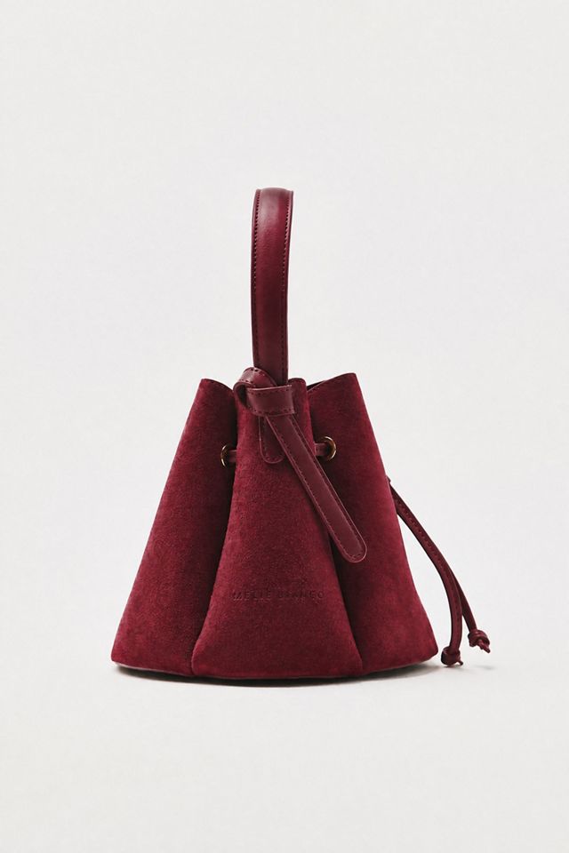 Melie Bianco Laguna Faux Suede Mini Bucket Bag #1