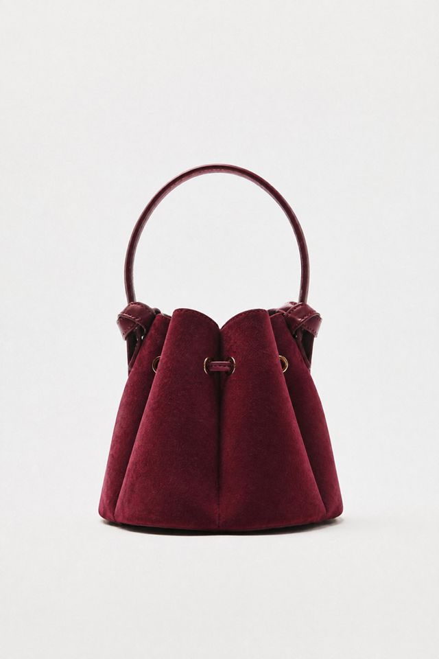 Melie Bianco Laguna Faux Suede Mini Bucket Bag #2