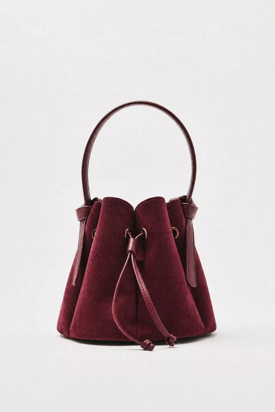 Melie Bianco Laguna Faux Suede Mini Bucket Bag
