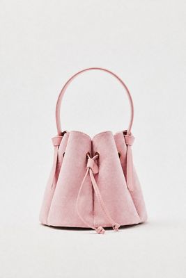 Melie Bianco Laguna Faux Suede Mini Bucket Bag