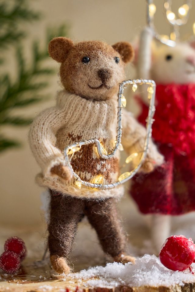 Joy Illuminated Felt Critter Scene #1