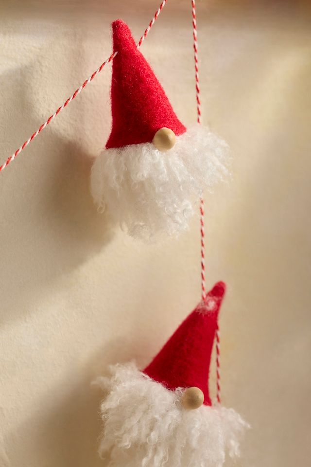 Felt Gnomes Garland #1