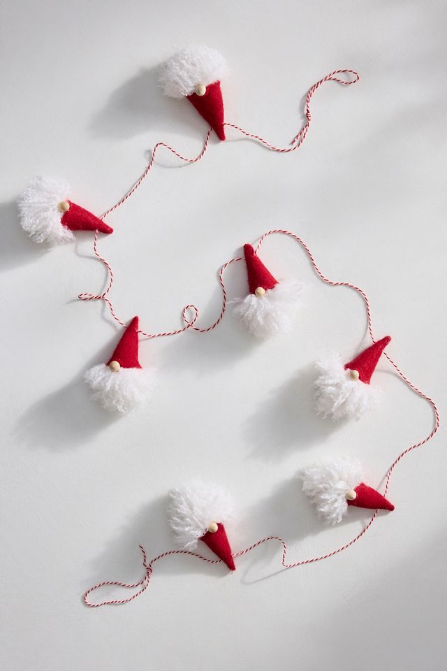 Felt Gnomes Garland #2