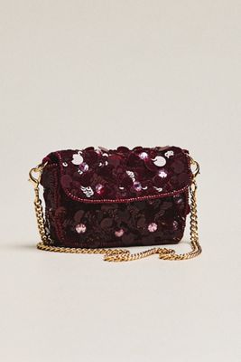 Maeve Fiona Mini Sequin Bag