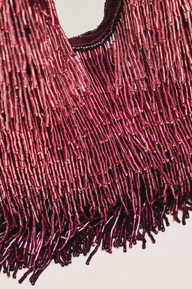 Maeve Beaded Fringe Bag #3