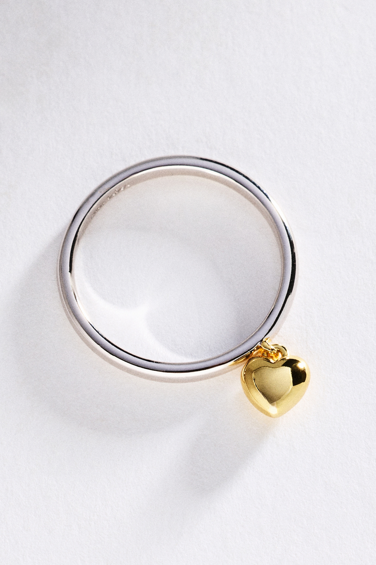 Ana Luisa Leia Heart Ring