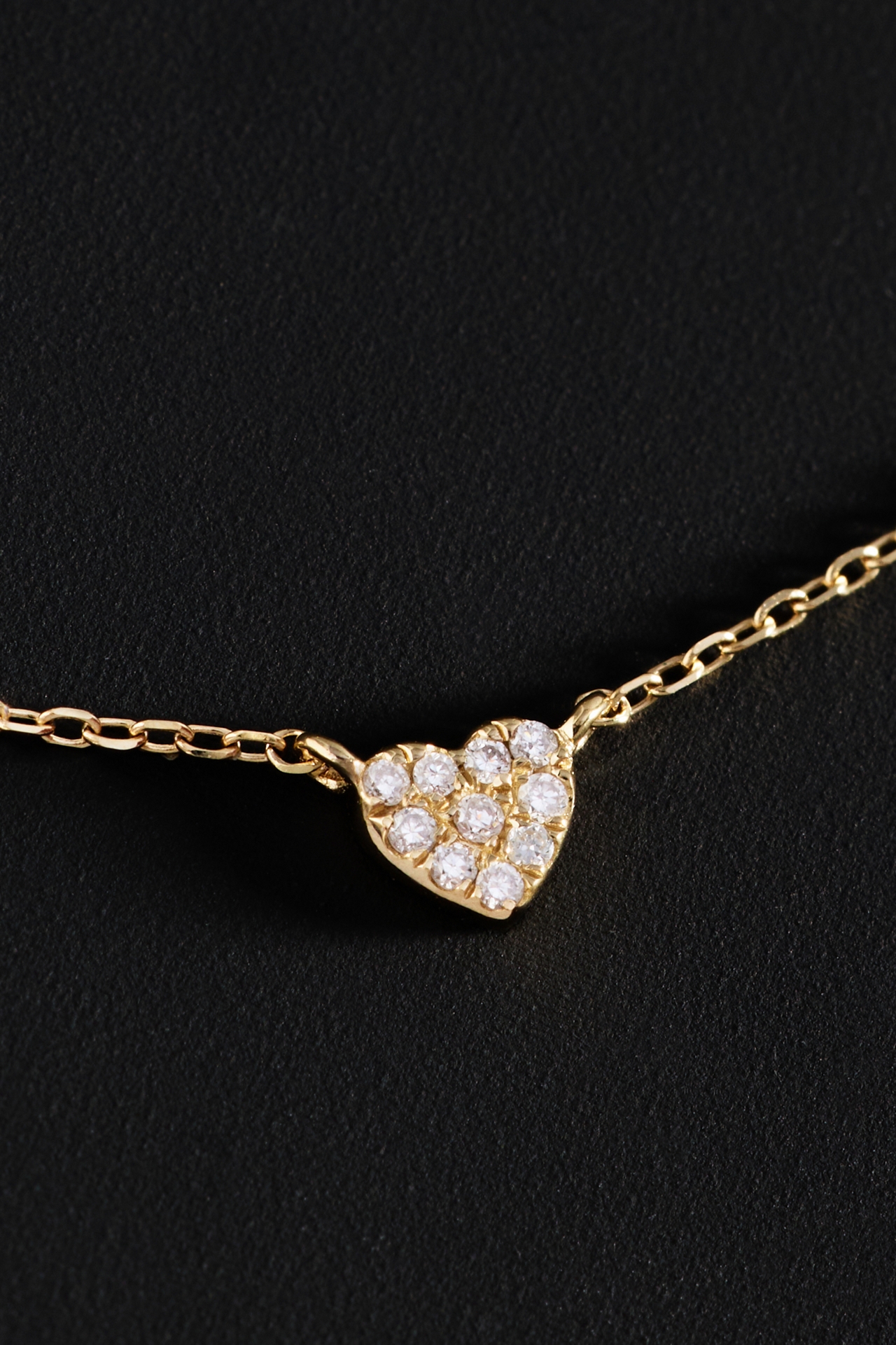 Ana Luisa Diamond Heart Station Necklace