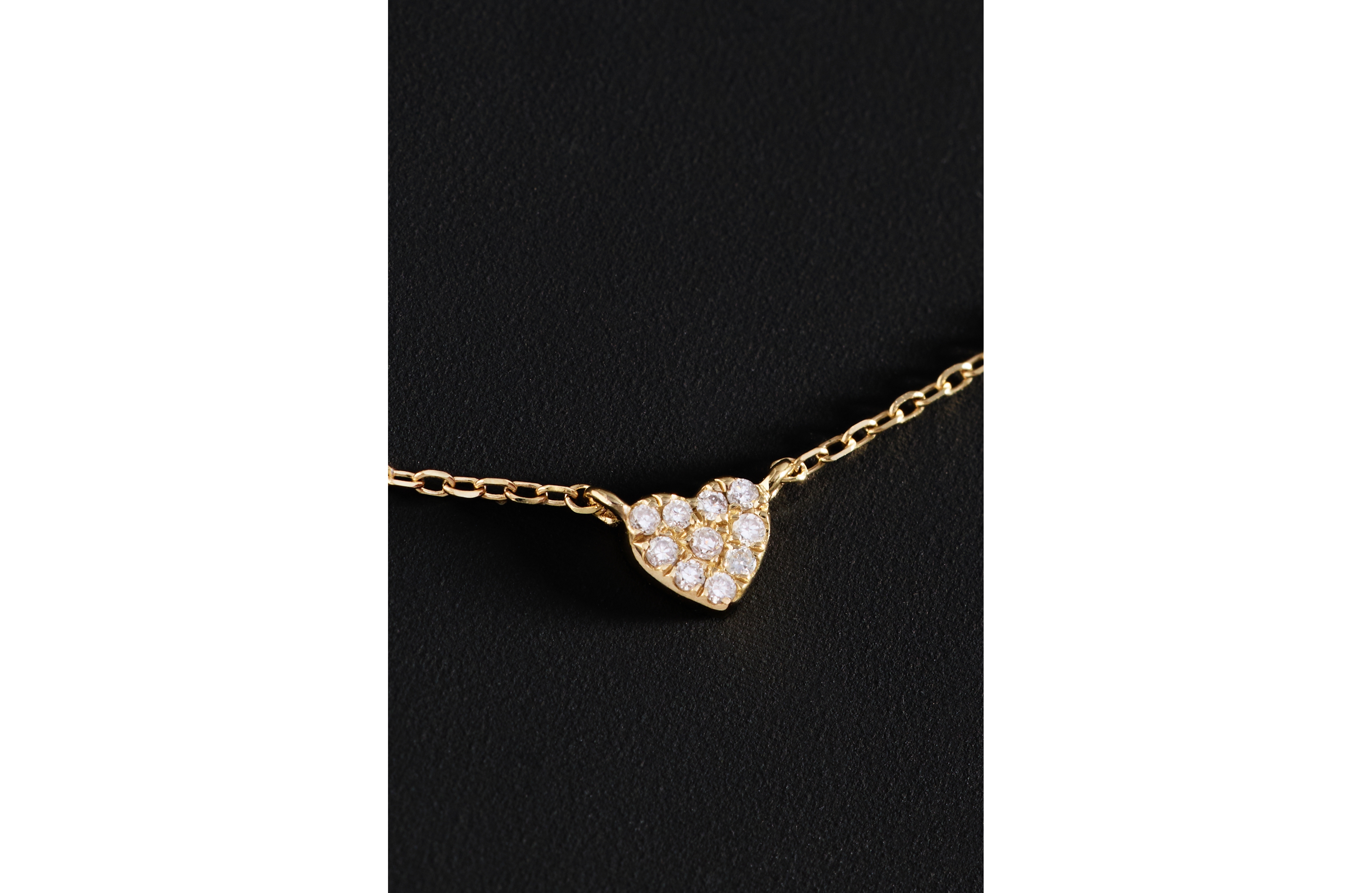 Ana Luisa Diamond Heart Station Necklace