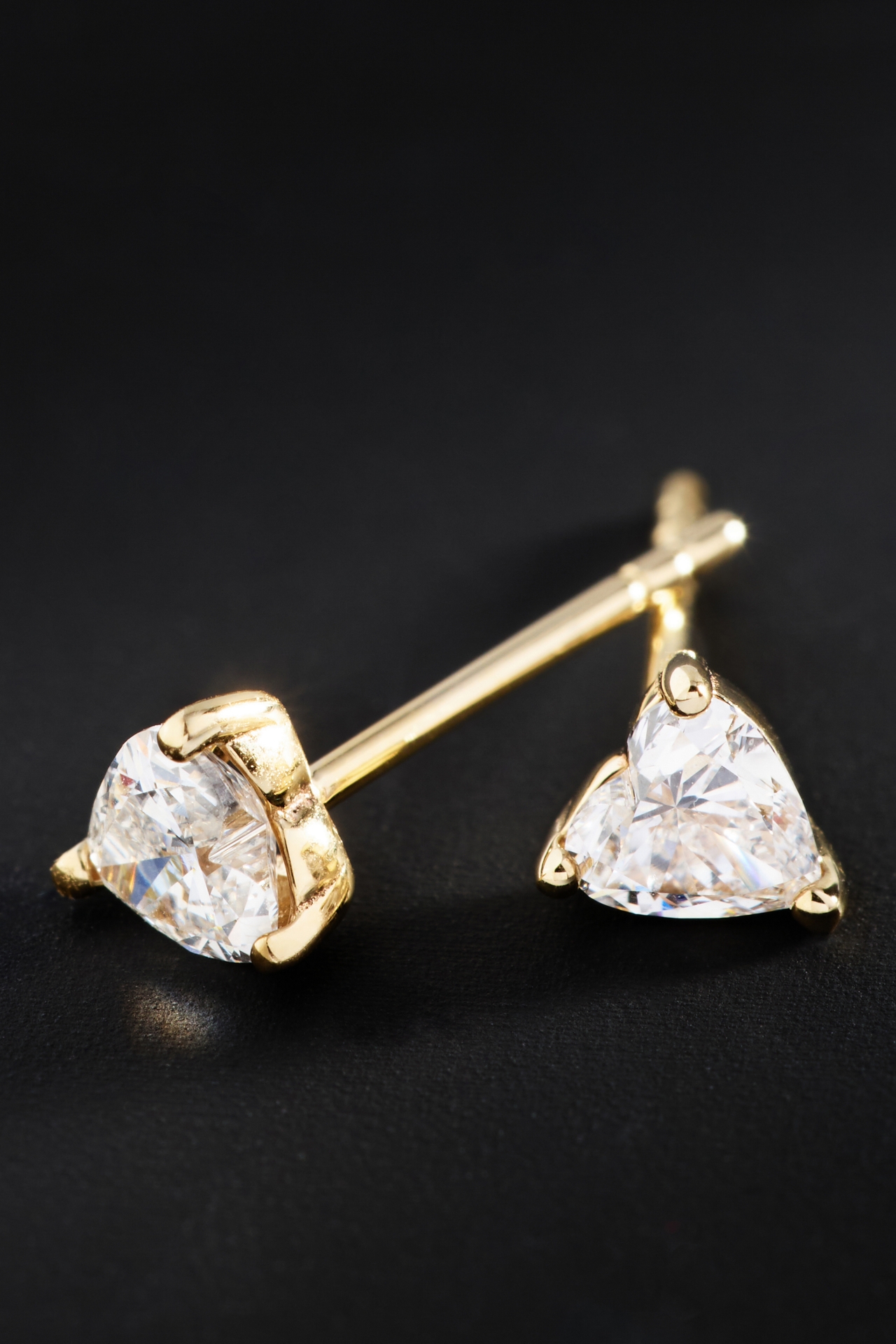 Ana Luisa Lab-Grown Diamond Heart Post Earrings