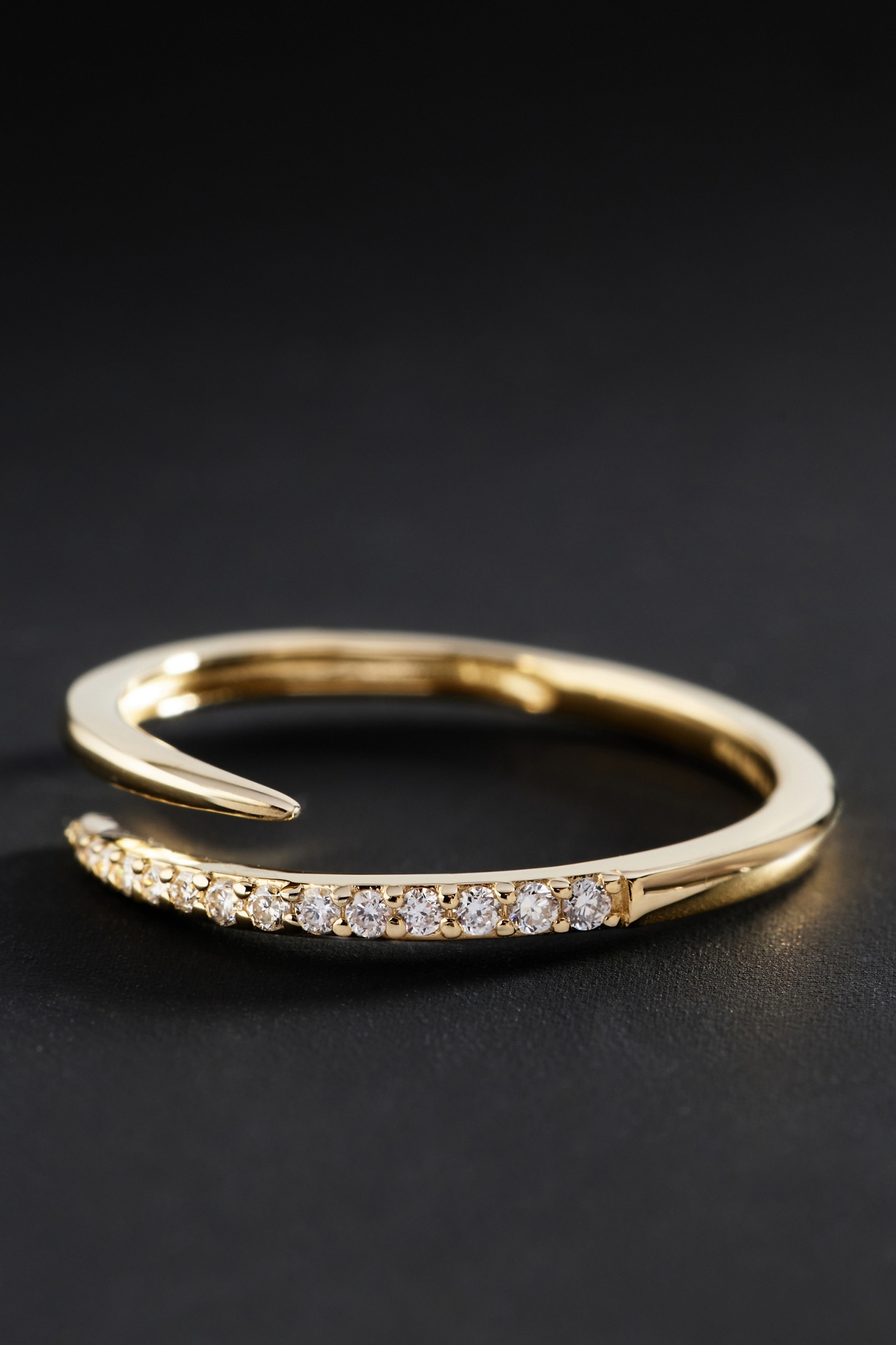 Ana Luisa Diamond Bypass Ring
