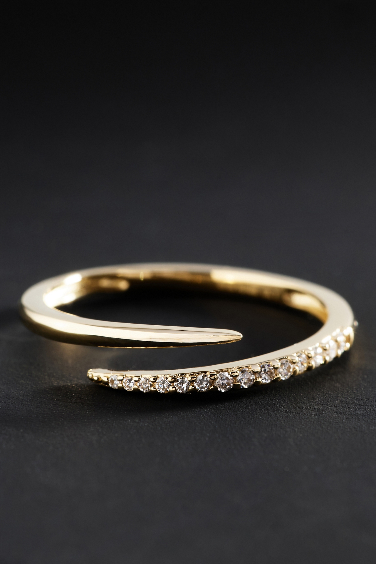 Ana Luisa Diamond Bypass Ring