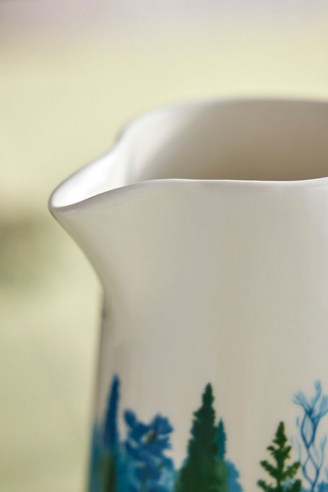 Lapland Deer Stoneware Pitcher #3