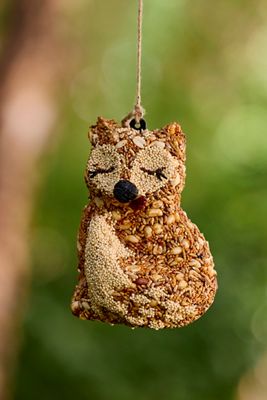 Hot Pepper Squirrel-Resistant Fox Bird Seed Hanger