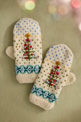 Holiday Knit Mittens