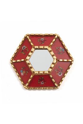 Allpa Wari Hexagon Petite Mirror
