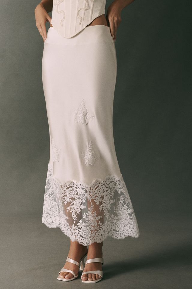 For Love & Lemons Rose Maxi Skirt #1